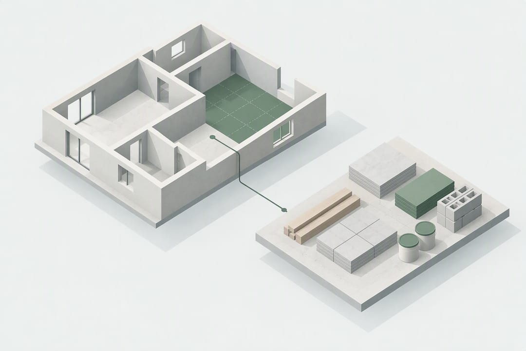Calcul quantités rénovation : la méthode pour un métré fiable